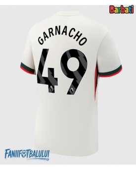 Chelsea Alejandro Garnacho #49 Tricou Fotbal Replică 2025-26 Barbati Deplasare